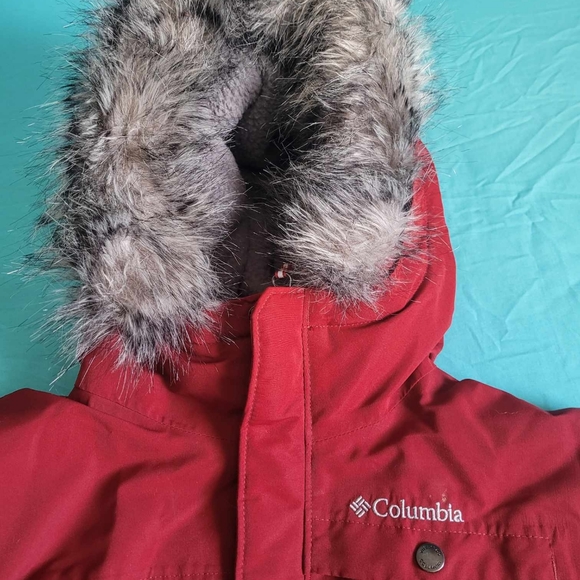 Columbia Omni heat Nordic Strider jacket 14/15 Youth sz L in red jasper - Picture 4 of 7